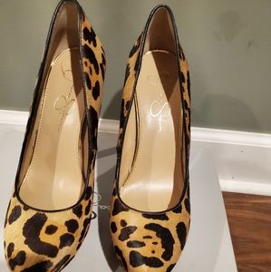 Jessica Simpson Jasmint Leopard Print Heels